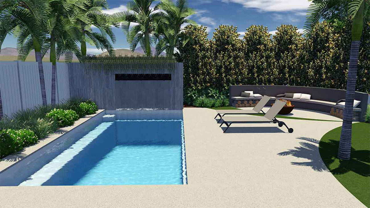 Brampton Slimline Pool Range - Fibreglass Pools Sunshine Coast